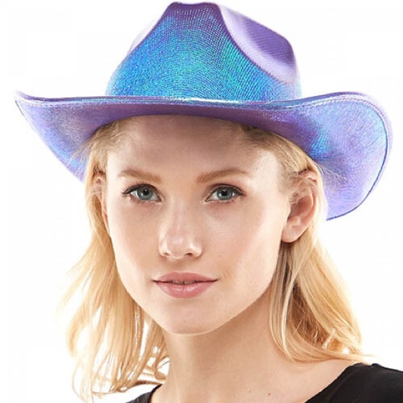 Holographic Cowboy Hat - Picture 1 of 7